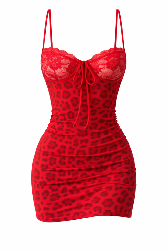 WILD CHERRY MINI DRESS