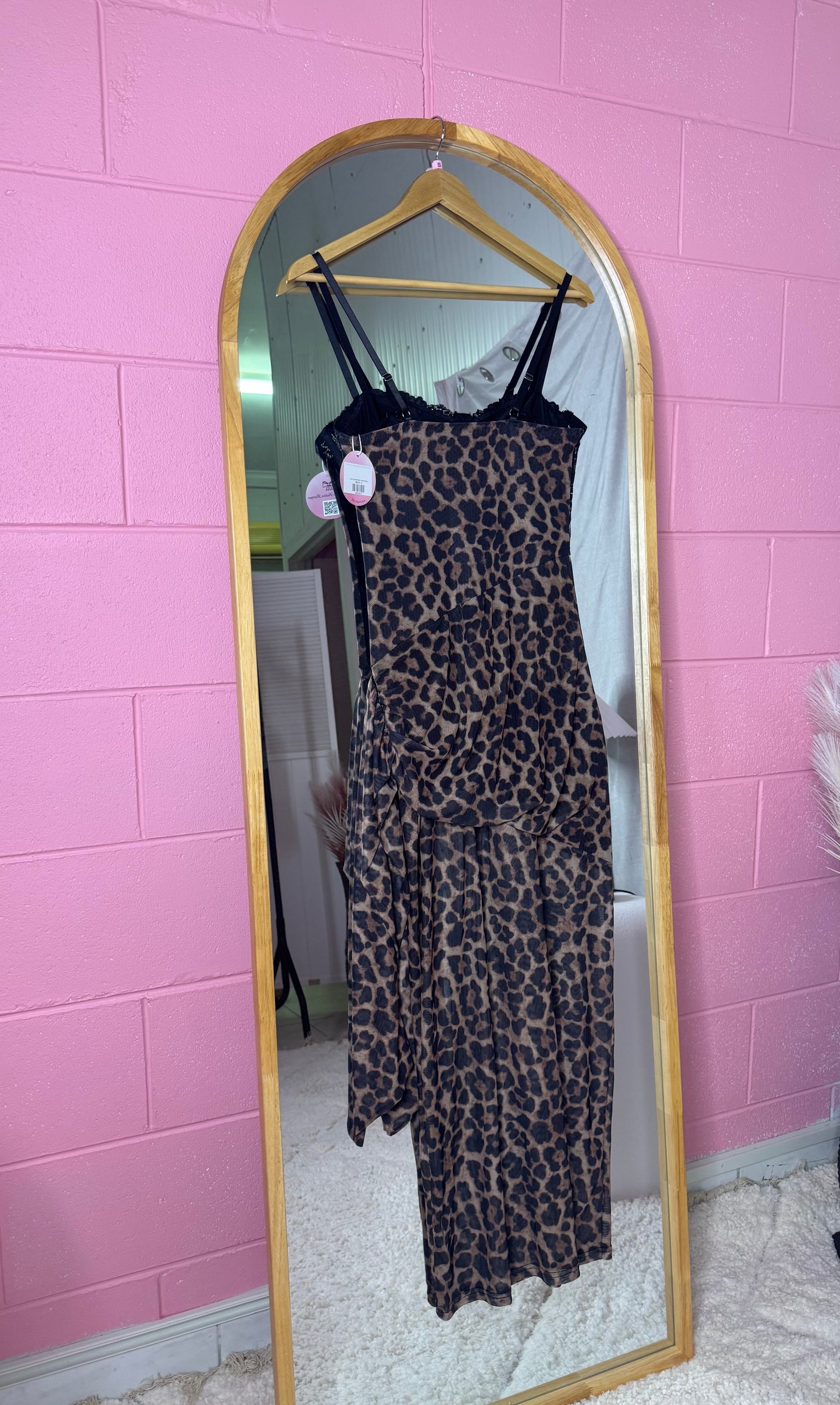 LANI LEOPARD PRINT MAXI DRESS