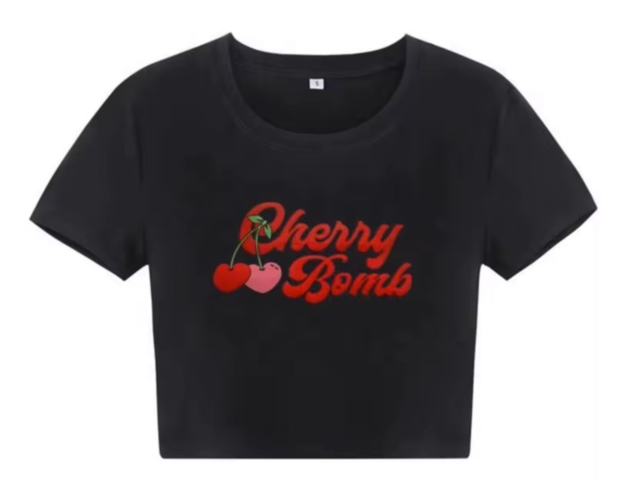 CHERRY BOMB TOP BLACK