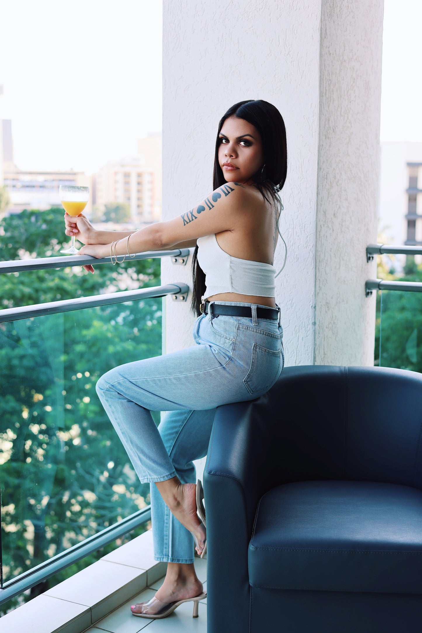 CELINE HALTER TOP