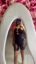 BELLA PLAYSUIT BLACK