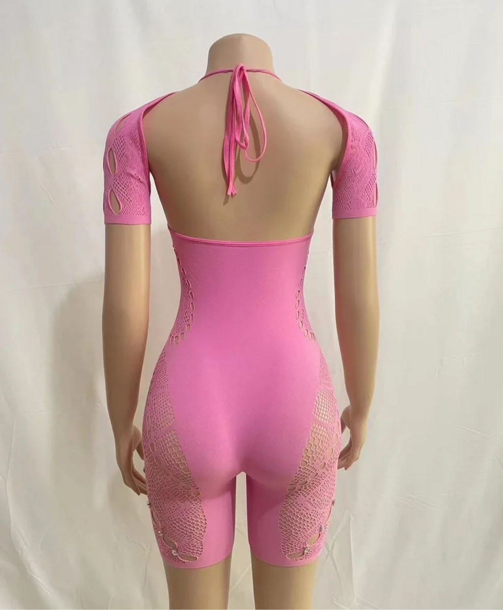 BELLA PLAYSUIT PINK