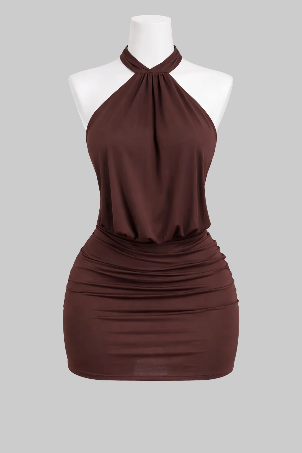 MOCHA MUSE MINI DRESS