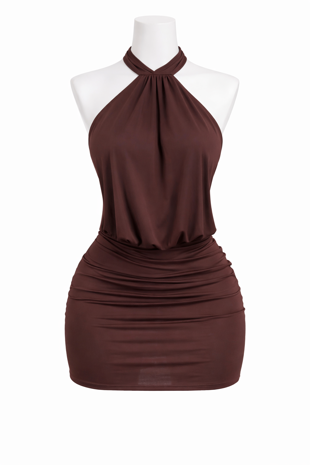 MOCHA MUSE MINI DRESS