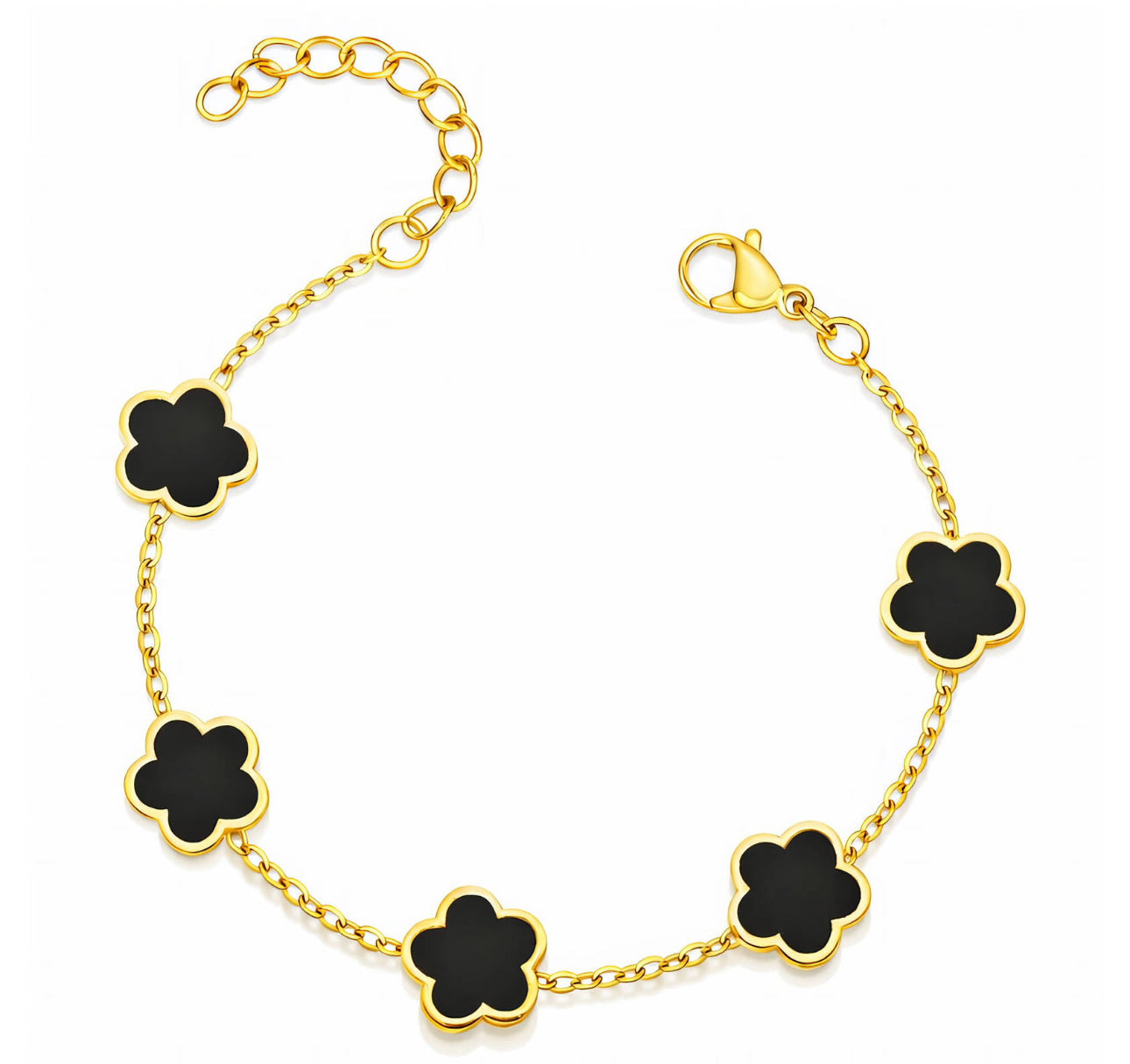 MIDNIGHT CLOVER BRACELET