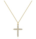 CROSS NECKLACE 18k GOLD-PLATED