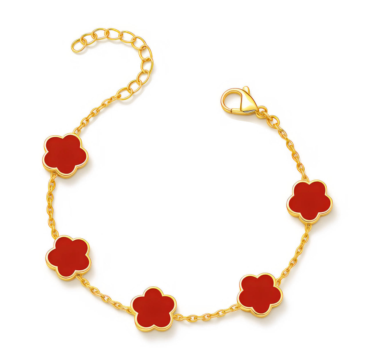 CHERRY CLOVER BRACELET
