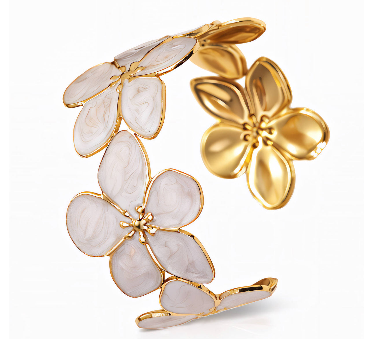 FLORAL CUFF BRACELET