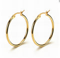 GOLD HOOP EARRINGS