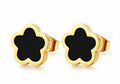 MIDNIGHT CLOVER EARRINGS