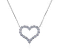 CRYSTAL HEART NECKLACE