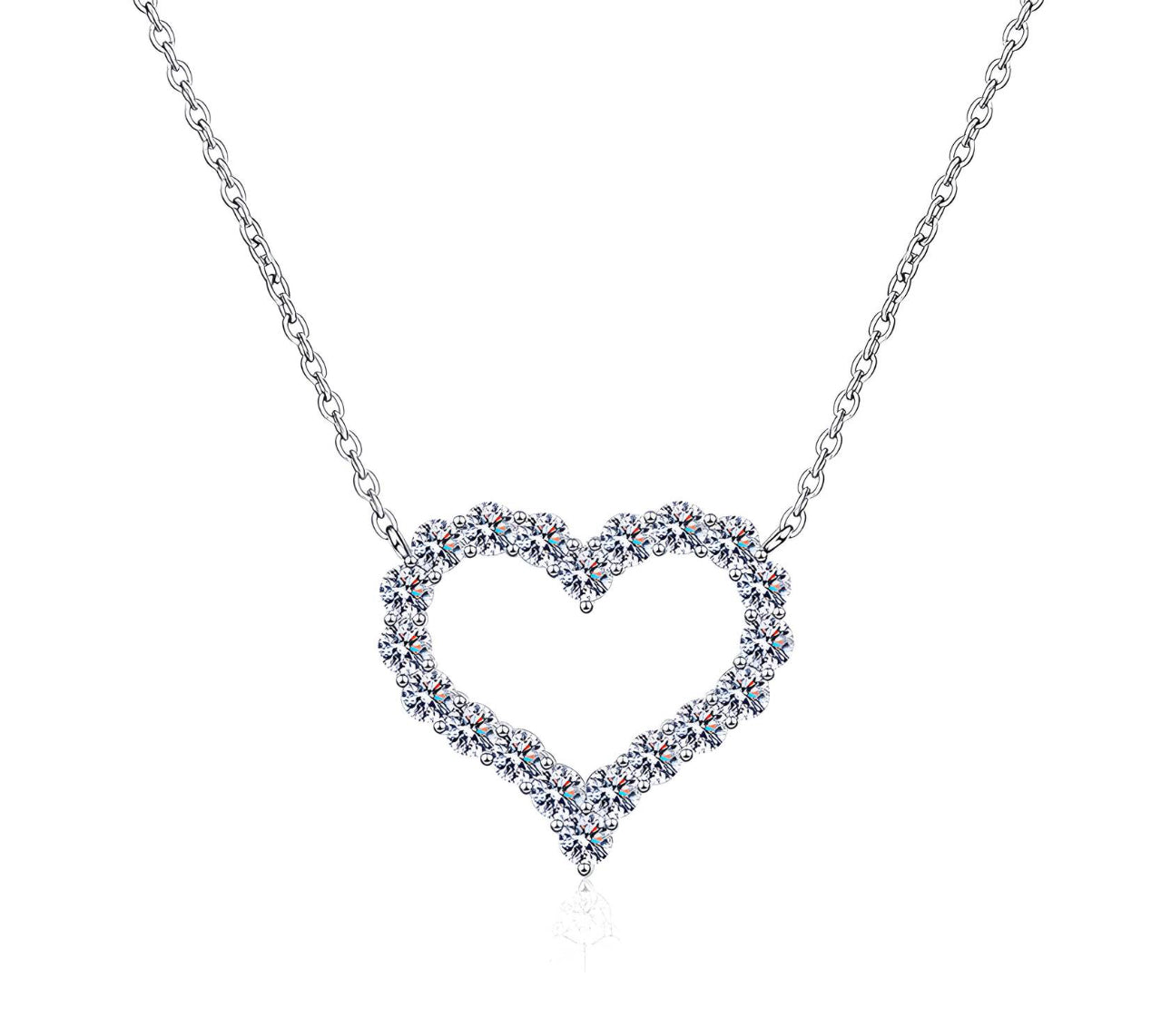 CRYSTAL HEART NECKLACE