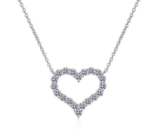 CRYSTAL HEART NECKLACE