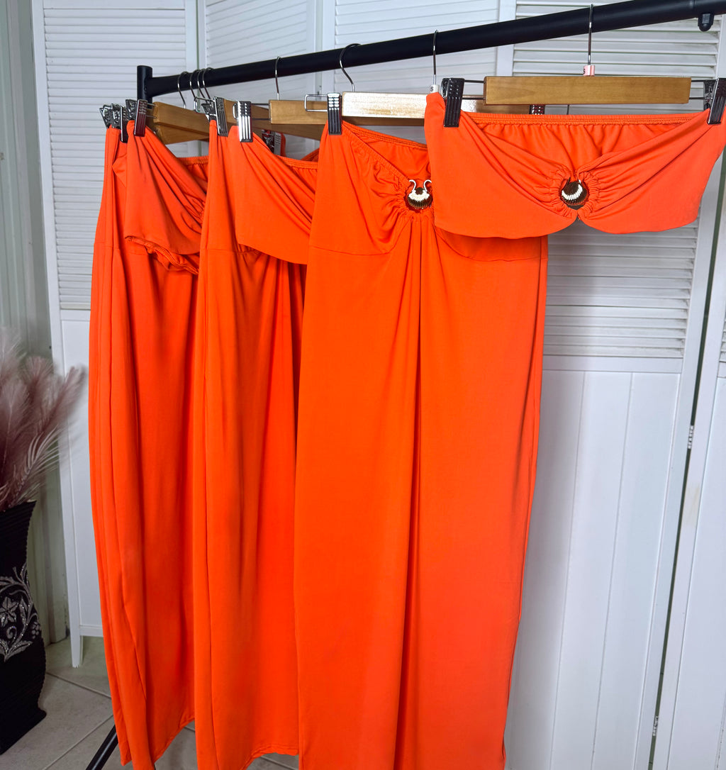 ESTRELLA SKIRT ORANGE