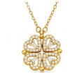 CRYSTAL CLOVER NECKLACE