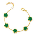 JADE CLOVER BRACELET