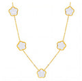 WHITE CLOVER NECKLACE