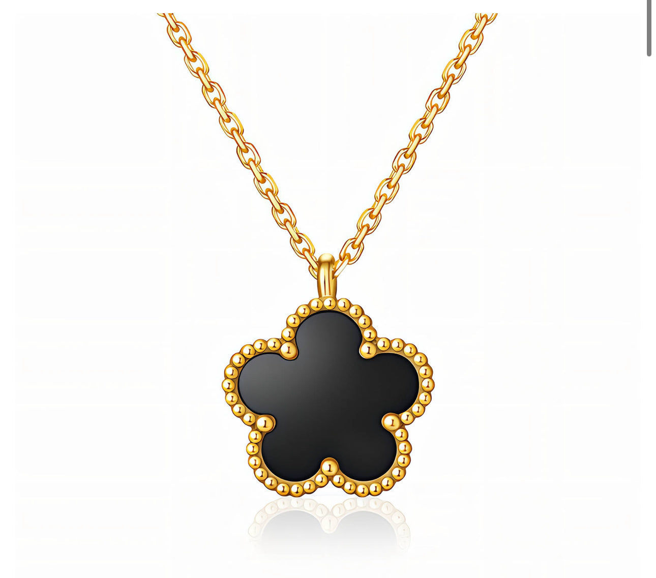 MIDNIGHT FLOWER NECKLACE