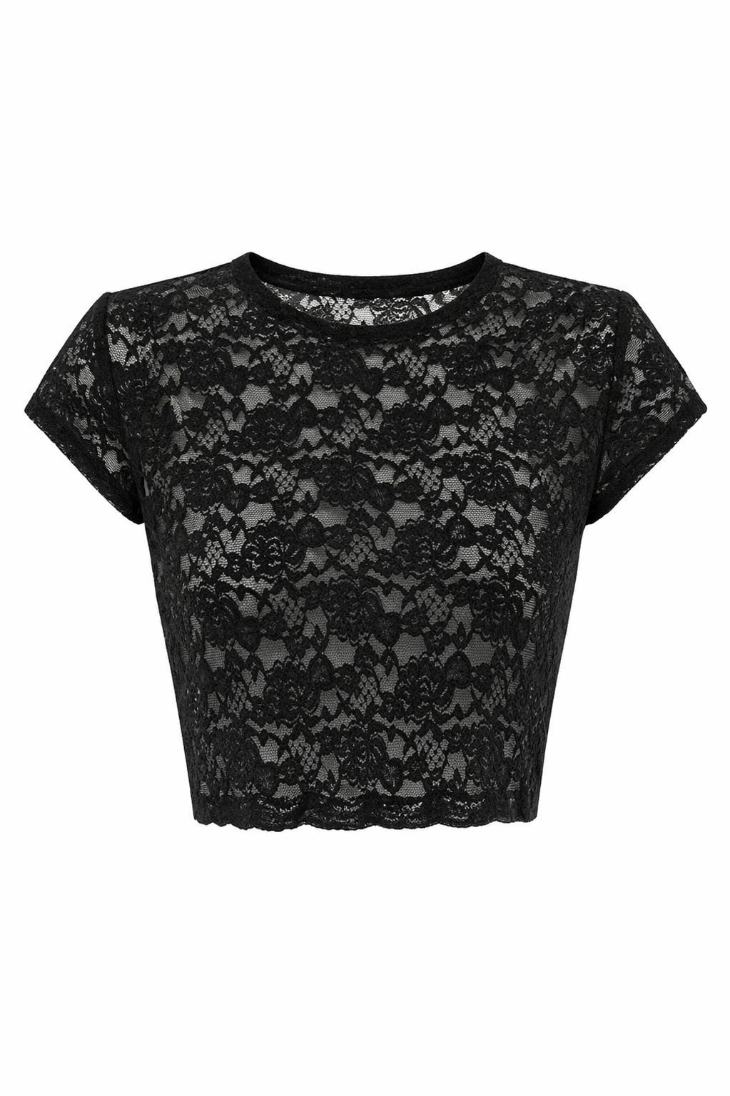 MARA MESH TOP BLACK