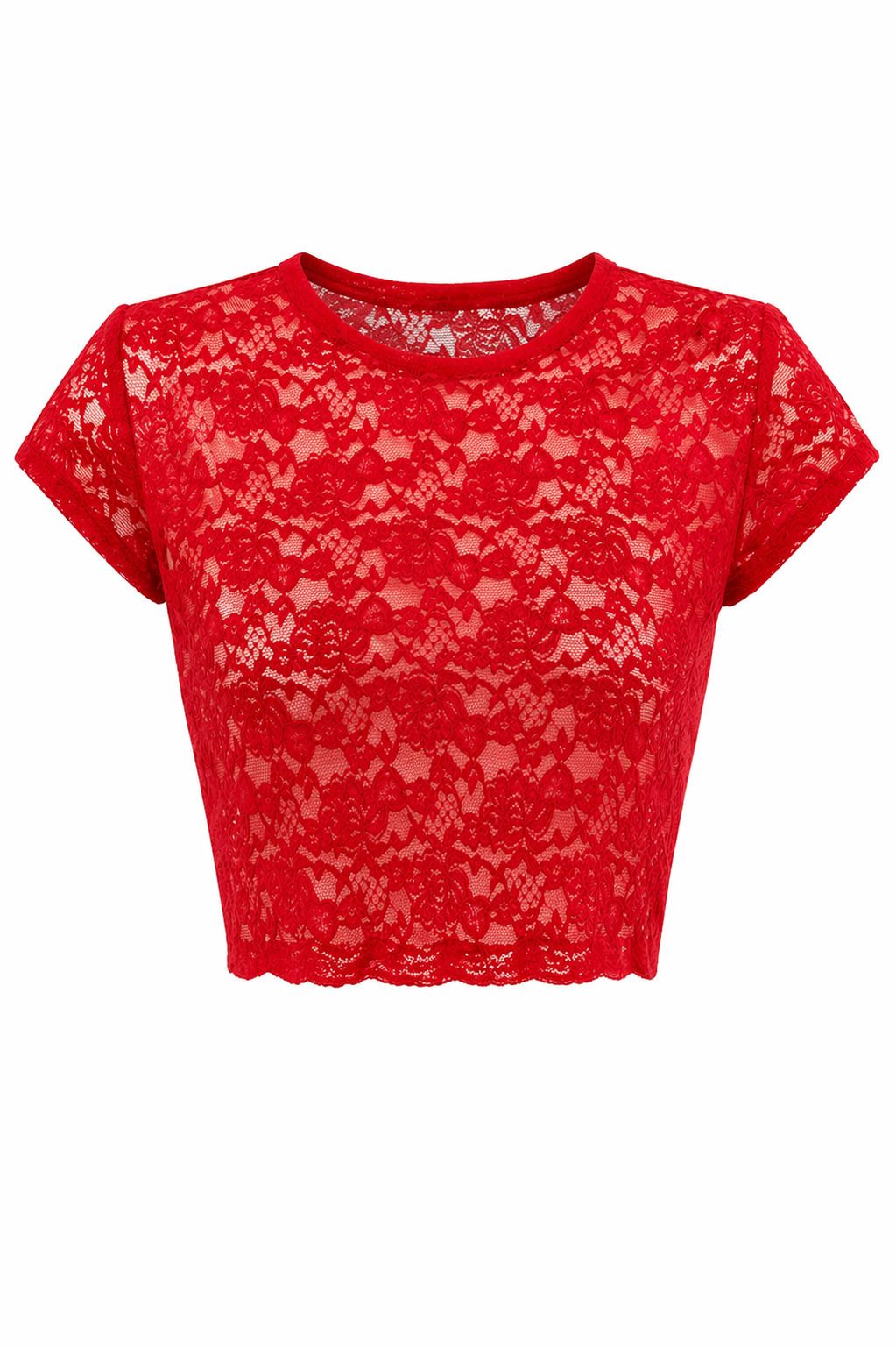 MARA MESH TOP RED
