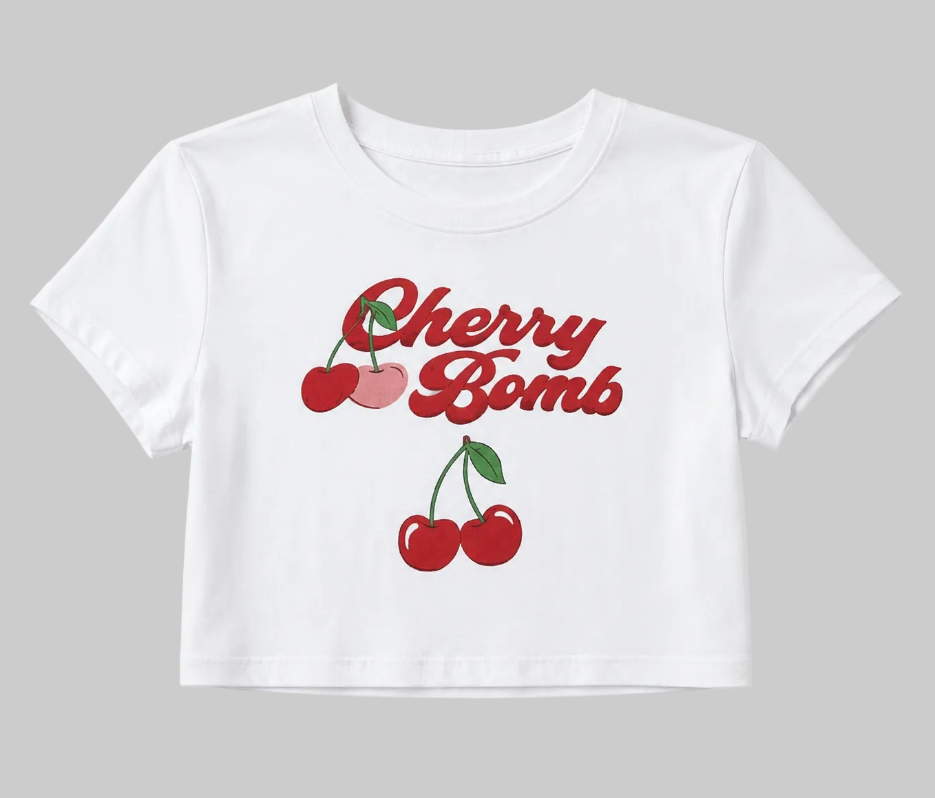 CHERRY BOMB TOP WHITE