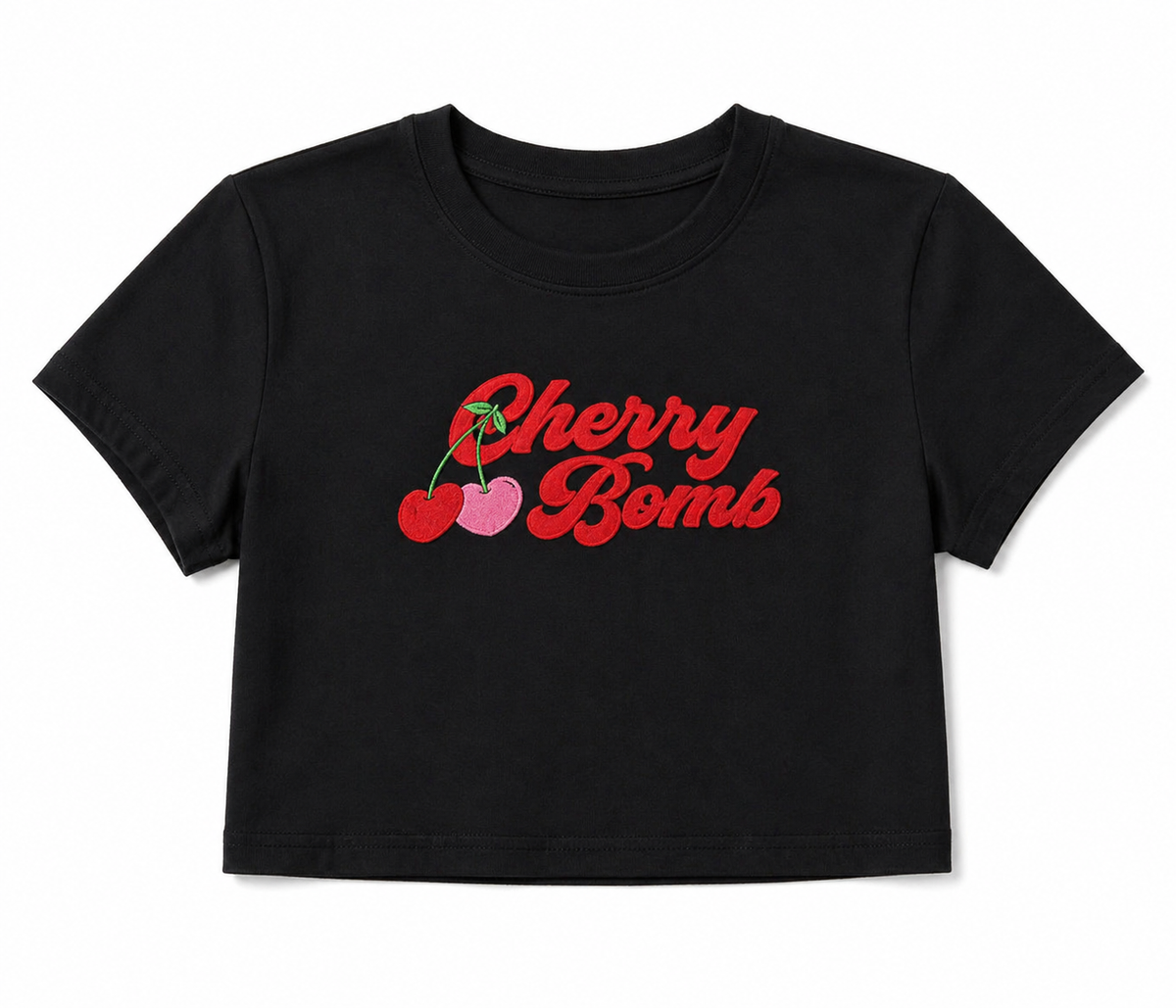 CHERRY BOMB TOP BLACK