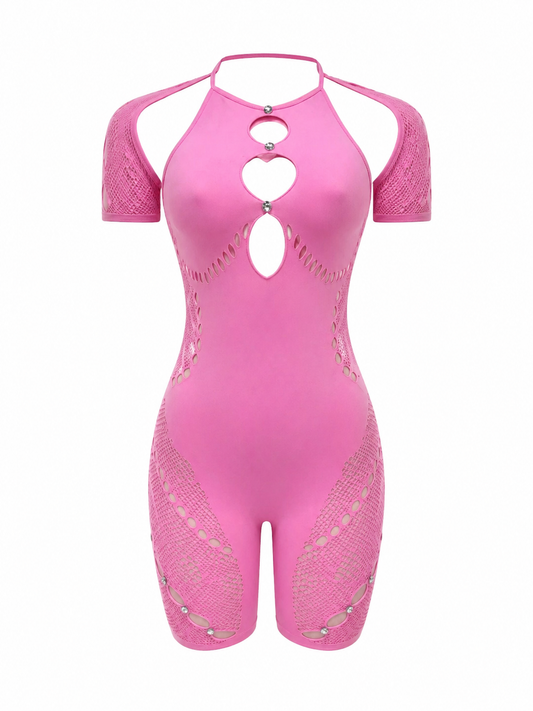 BELLA PLAYSUIT PINK