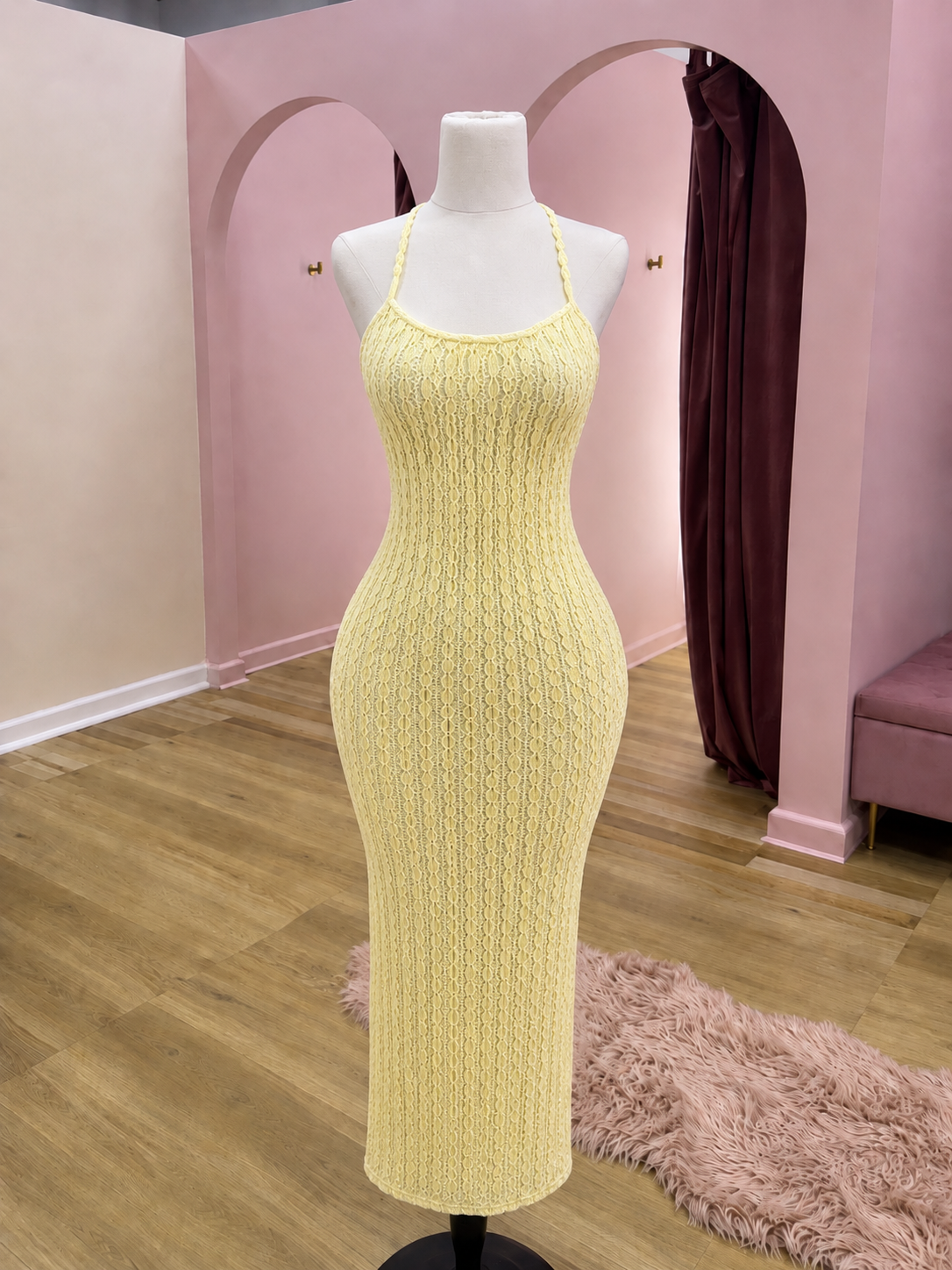GIA LUXE MAXI DRESS YELLOW