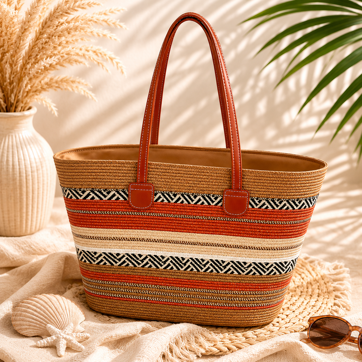 WOVEN TOTE BAG