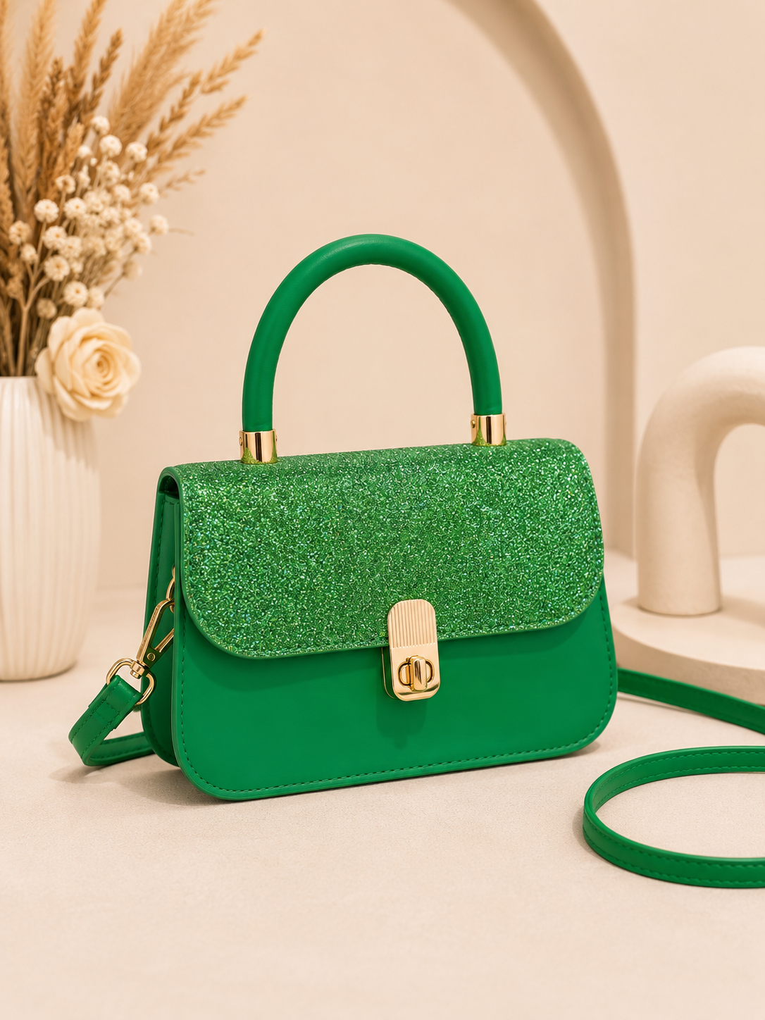 GREEN TOP HOLD BAG