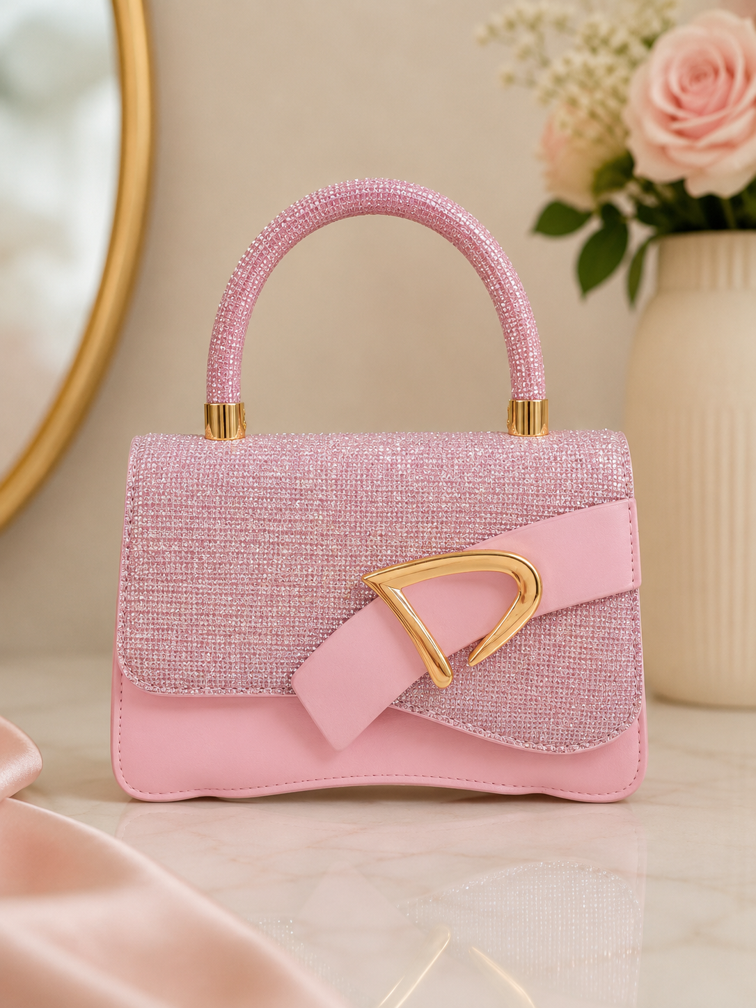 PINK TOP HOLD BAG