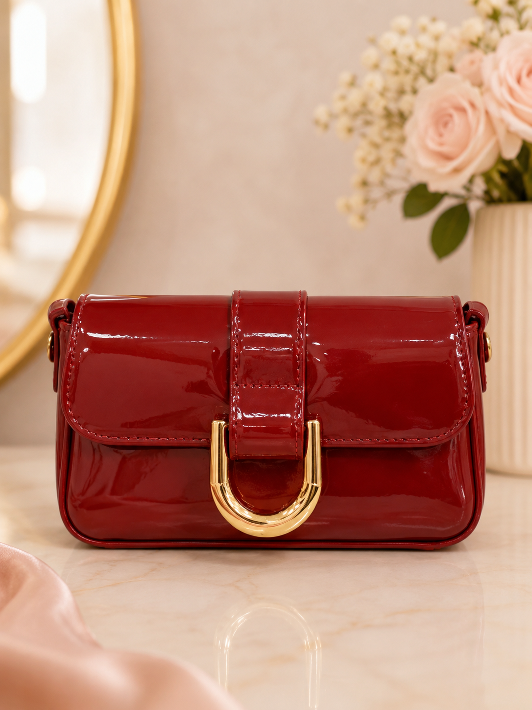 BURGUNDY BAG